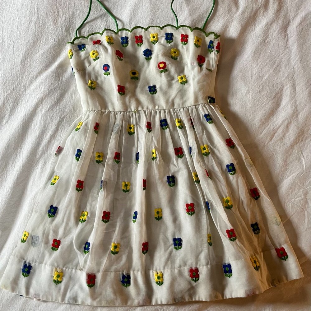Vintage handmade spring dress Women's XS